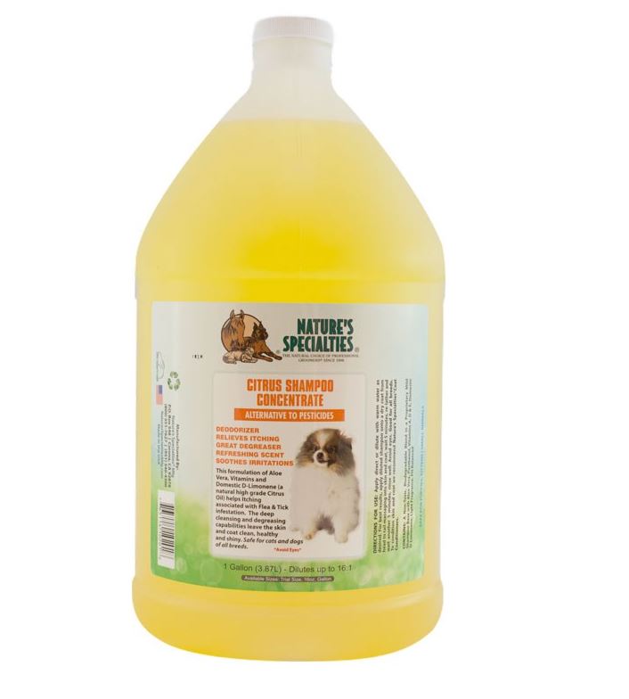 Nature's specialities dog outlet shampoo